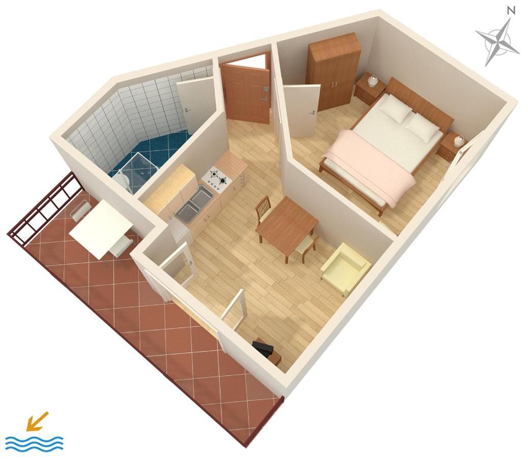 Apartments With A Parking Space Vodice - 7604 מראה חיצוני תמונה